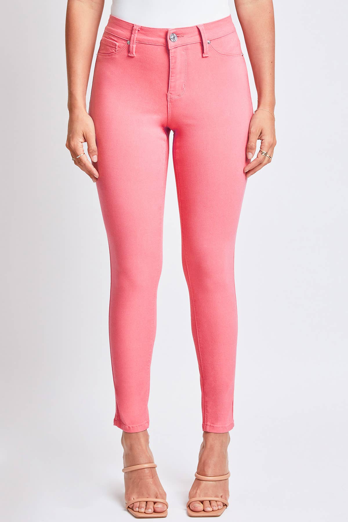 Hyperstretch Mid-Rise Colored Skinny Jean