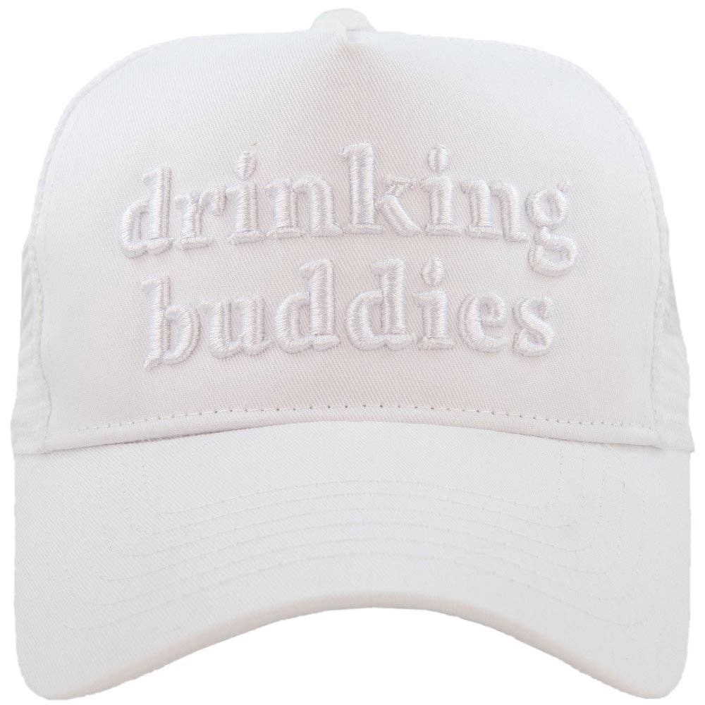 Drinking Buddies 3-D Embroidered Trucker Hat