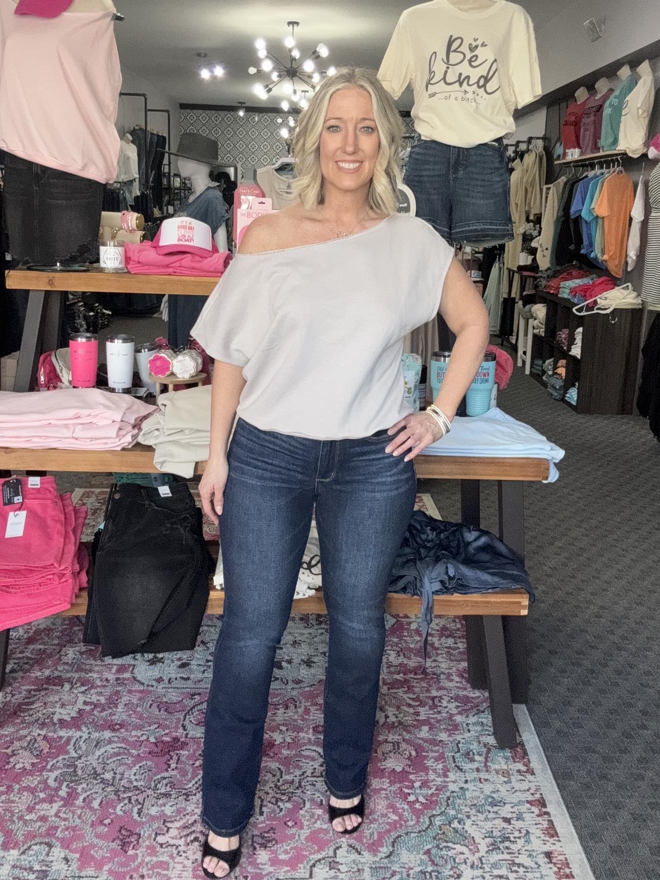 Reg/Plus Dark Wash "Urban Cowgirl" Bootcut