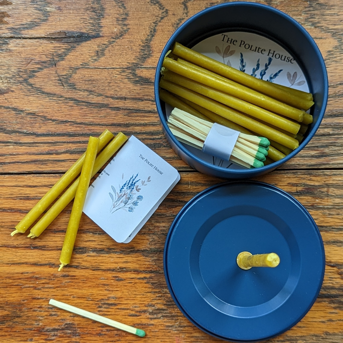 Mindfulness 20 Minute Beeswax Candles - Set of 20 in Tin