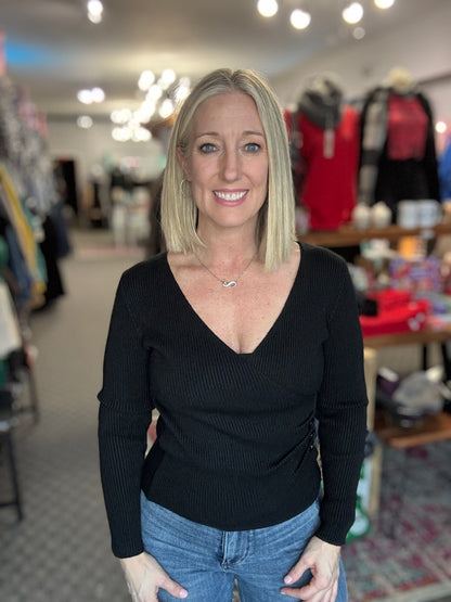 Deep V-Neck Sexy Sweater