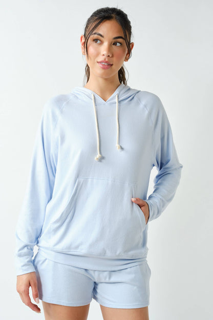Brushed Hacci Lounge Hoodie