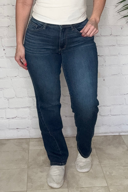 Judy Blue Side Seam Detail Straight Leg