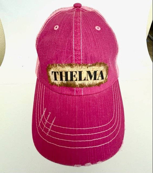 "Thelma & Louise" Distressed Trucker Hat