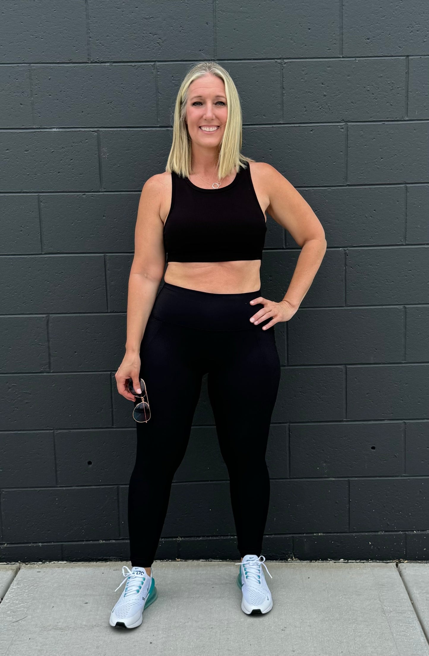 Christy Mac's - Micro-Ribbed Cropped Tank Top