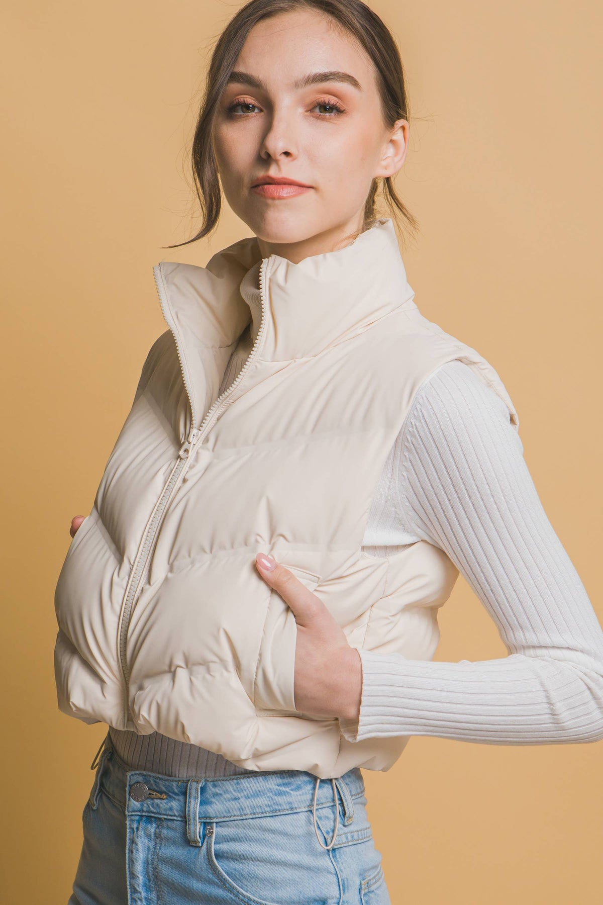 Cropped Vest