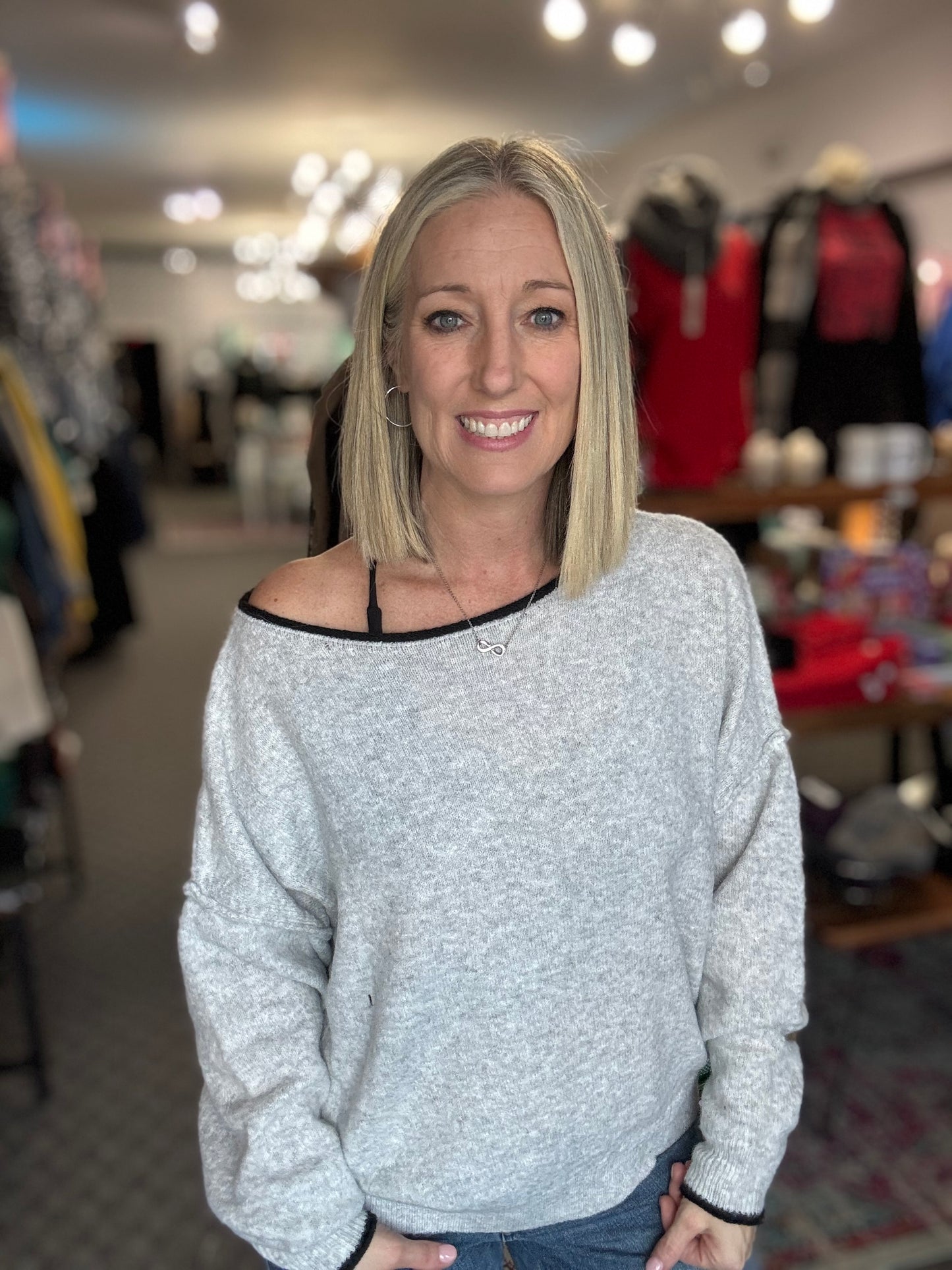 Stunning Slouchy Knit Pullover