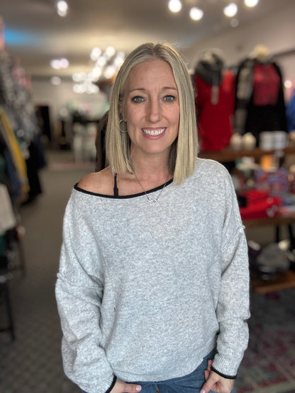 Stunning Slouchy Knit Pullover