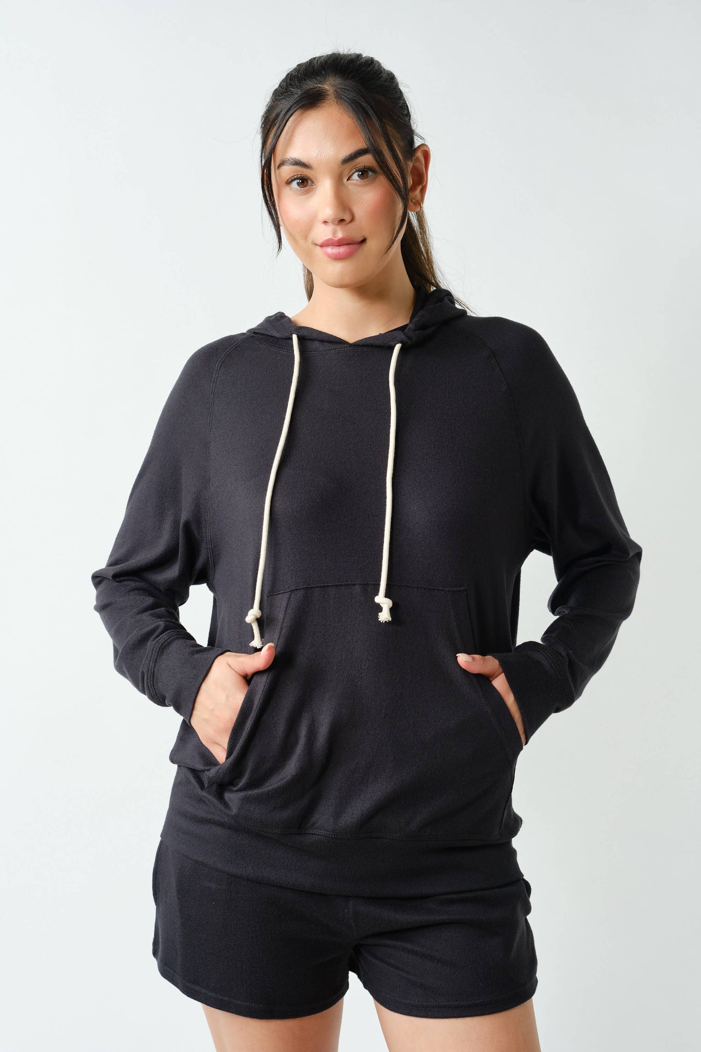 Brushed Hacci Lounge Hoodie