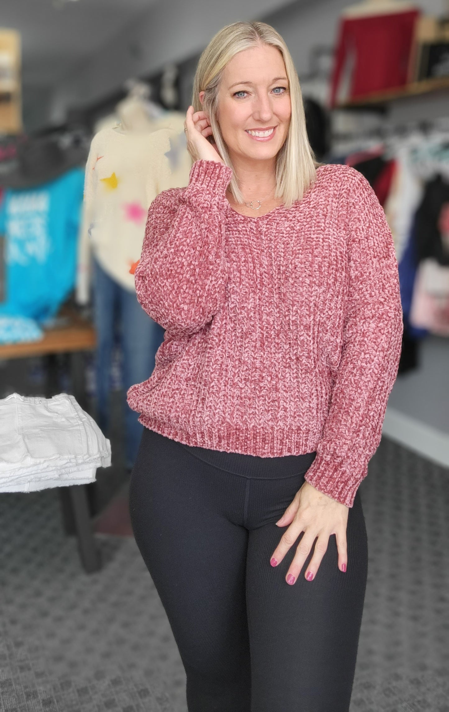 Cozy Rust Pullover Sweater