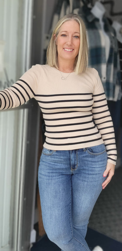 Classy Stripe Sweater