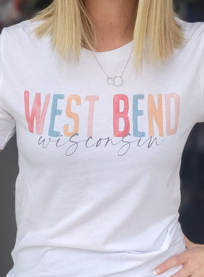 West Bend, WI. Local Graphic Tee