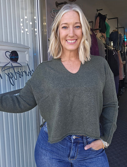 Buttery Soft V-Neck Sweater