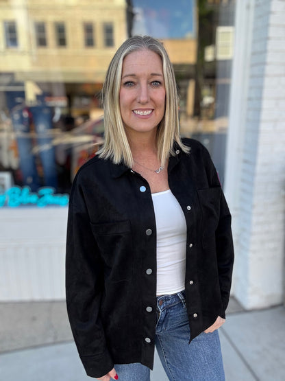 Vegan Suede Shacket