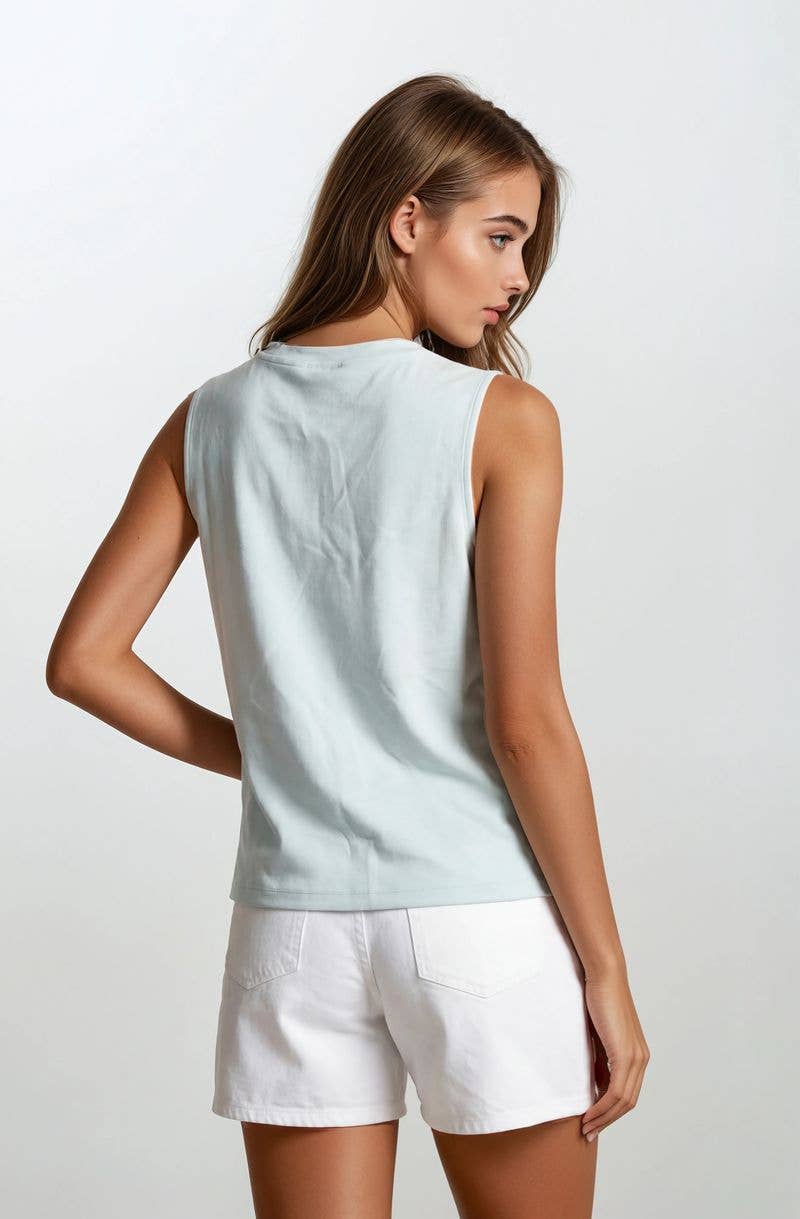 Soft Brushed Sleeveless Top