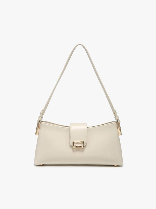 Shoulder Bag w/ Flapover Snap Closure