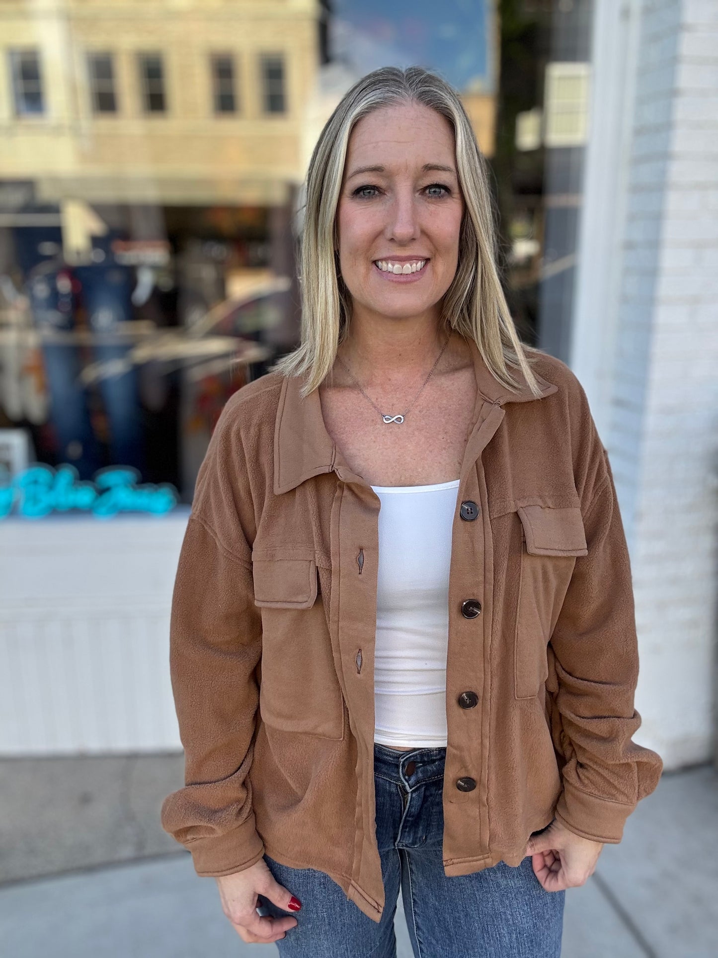 Softest Ever Button Down Fleece Shacket