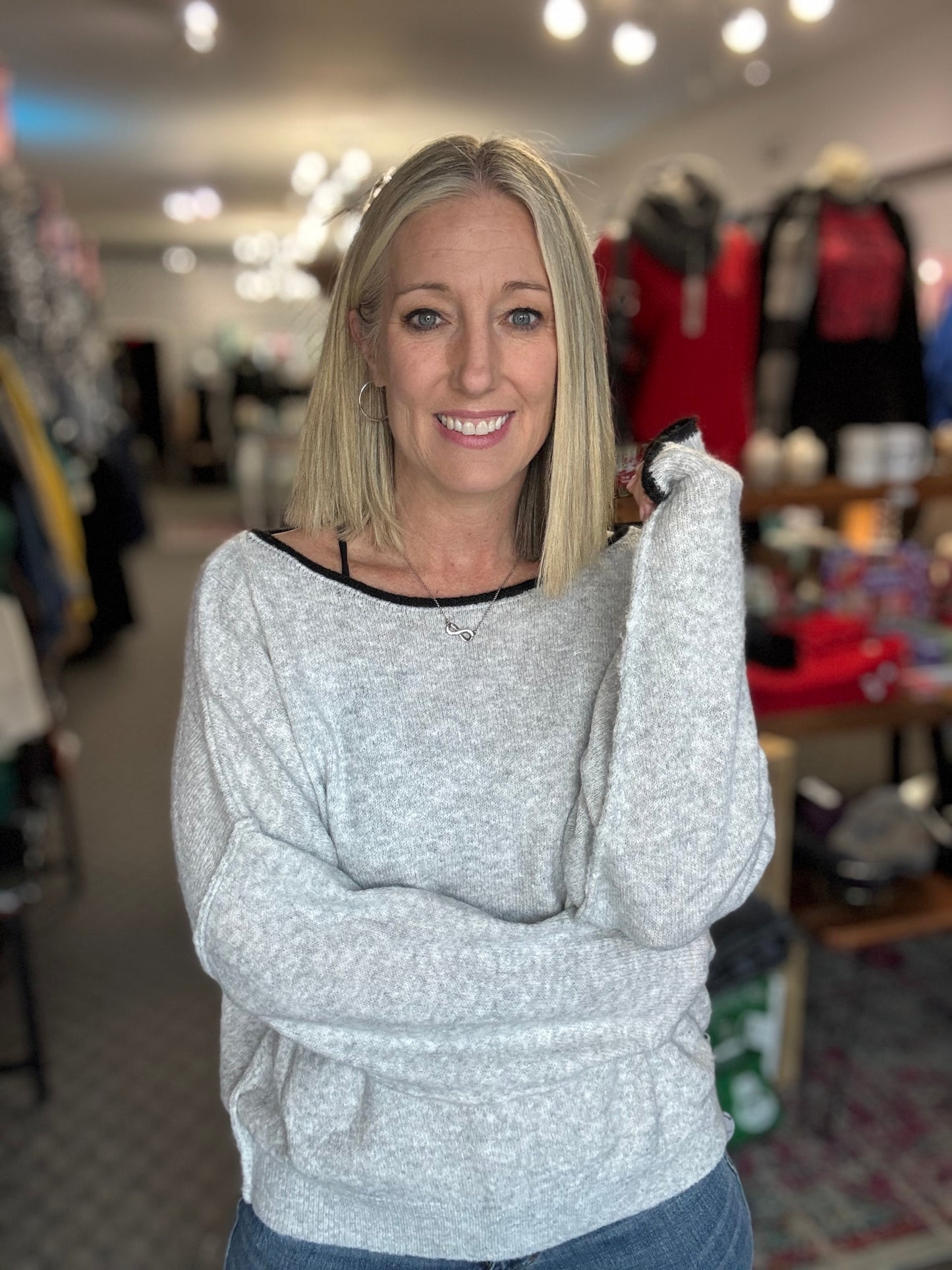 Stunning Slouchy Knit Pullover