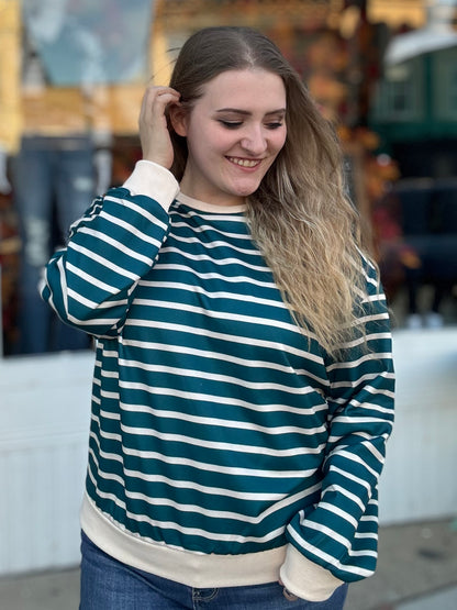 Stripe Loose Sweater