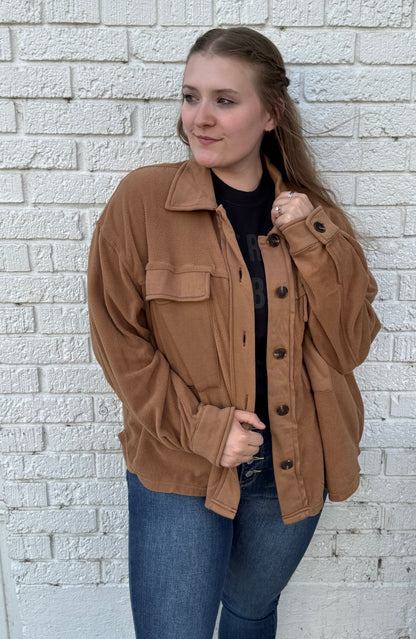 Softest Ever Button Down Fleece Shacket