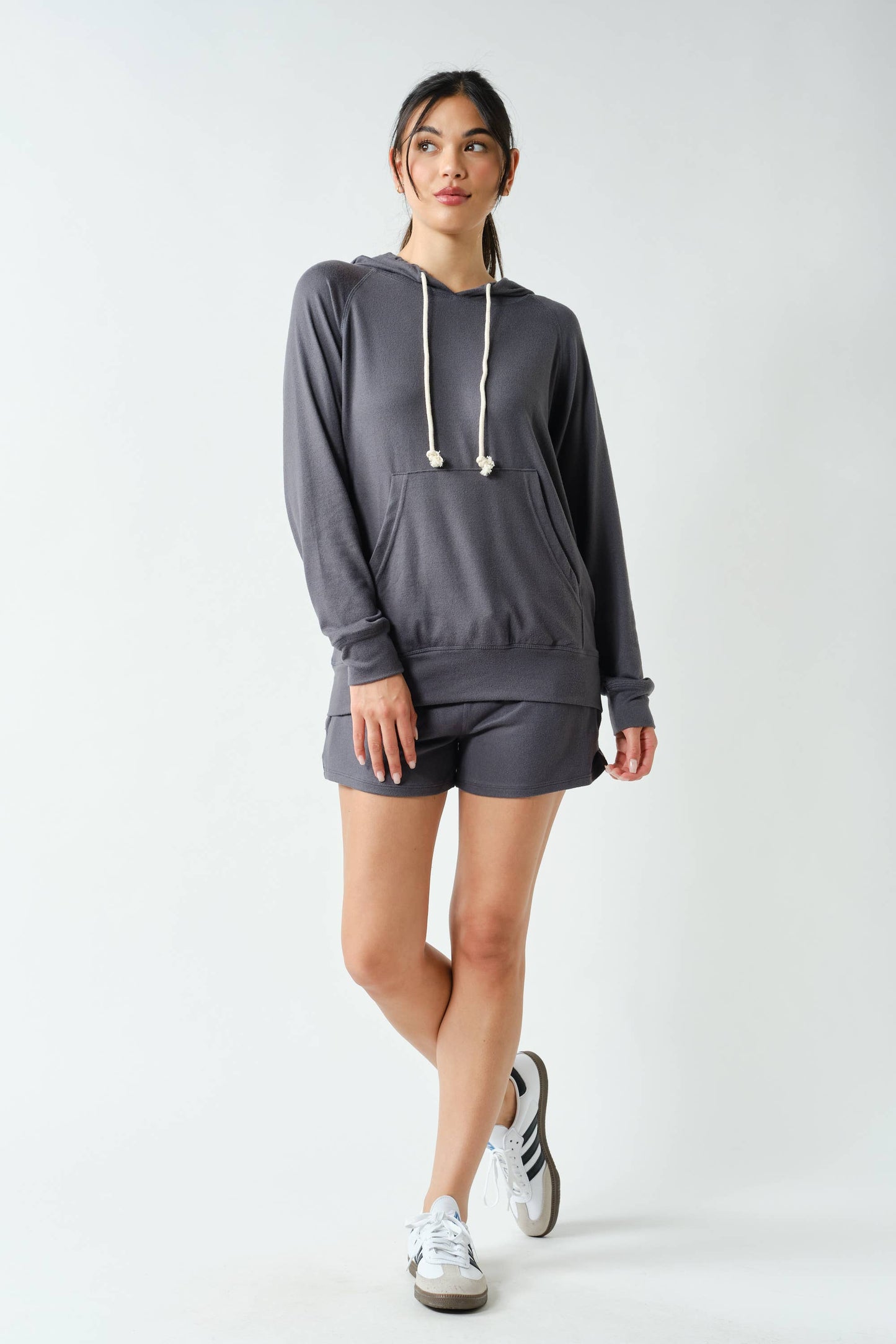Brushed Hacci Lounge Hoodie
