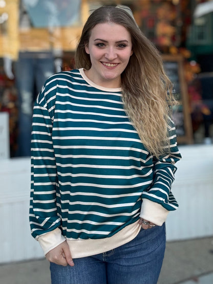 Stripe Loose Sweater