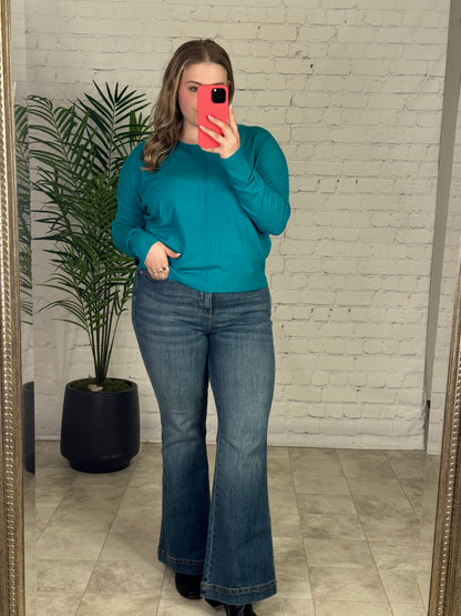 Judy Blue Petite Tummy Control Flare