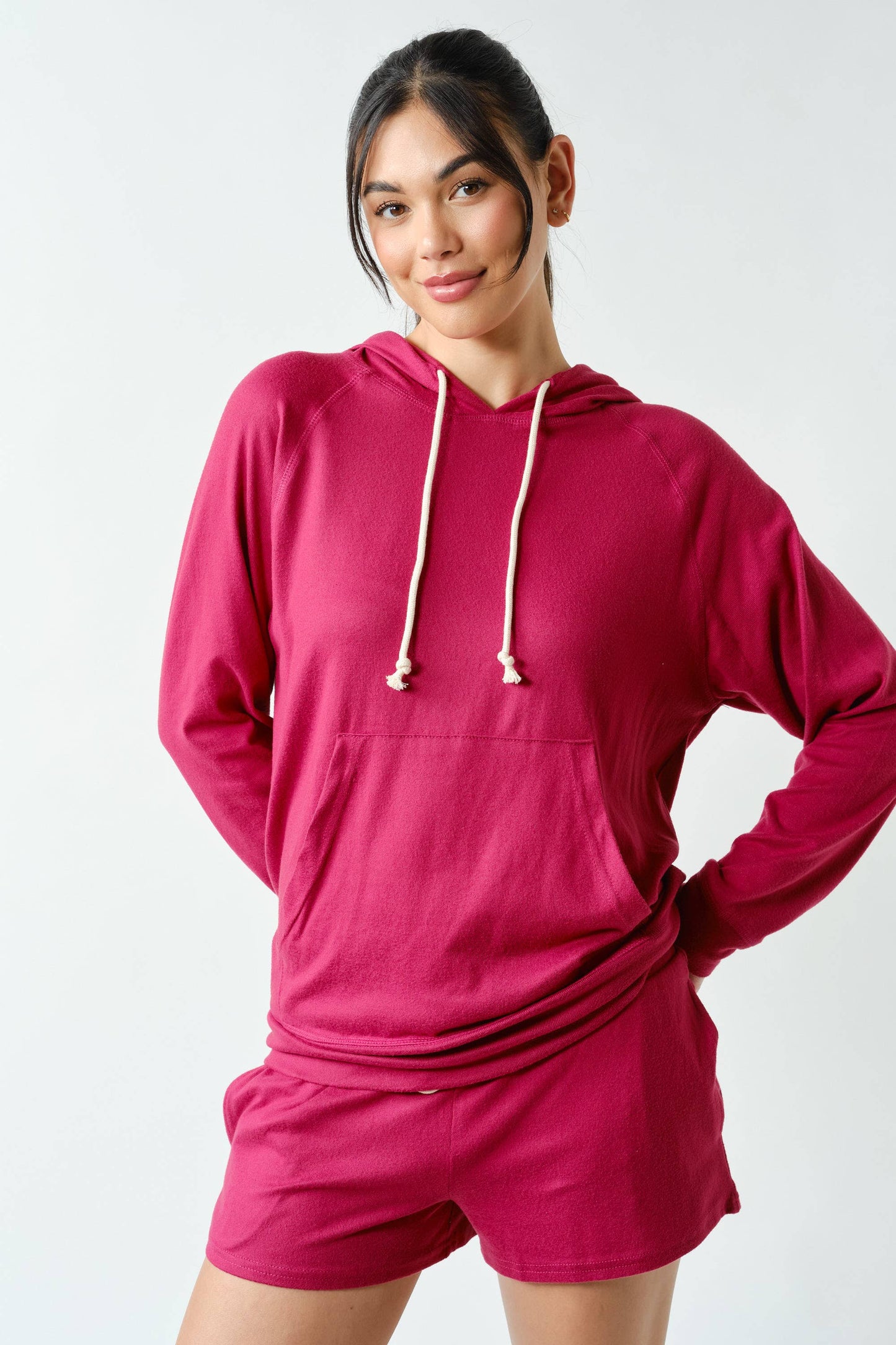 Brushed Hacci Lounge Hoodie