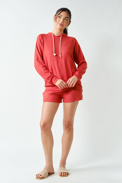 Brushed Hacci Lounge Hoodie