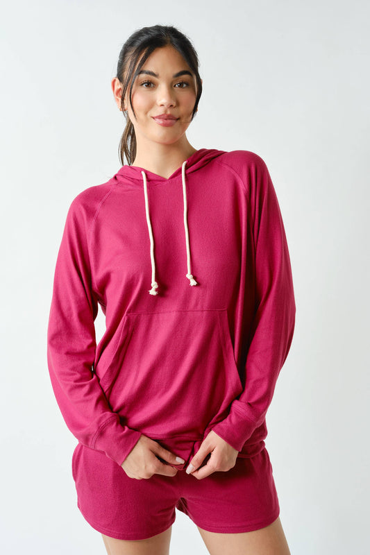 Brushed Hacci Lounge Hoodie