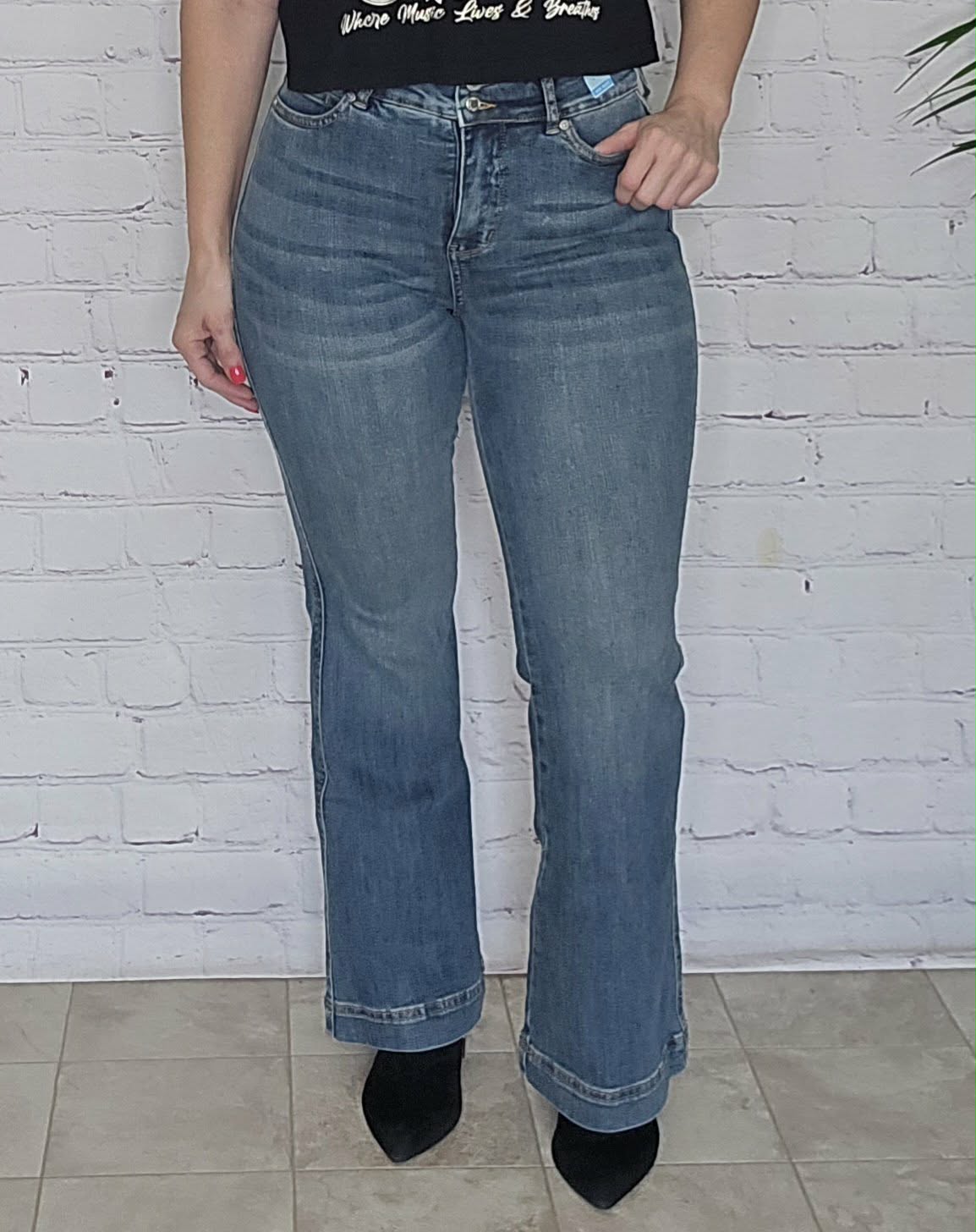 Judy Blue Petite Tummy Control Flare