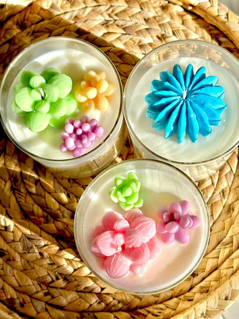 Succulent Terrarium Soy Candle 