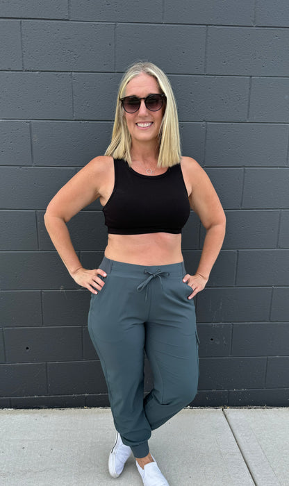 Christy Mac's - Micro-Ribbed Cropped Tank Top