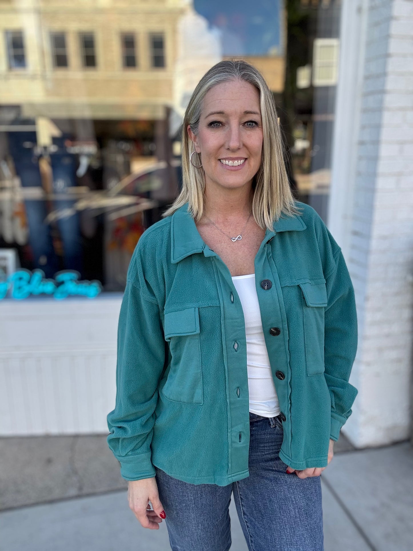 Softest Ever Button Down Fleece Shacket