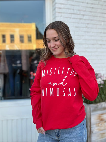 Mistletoe & Mimosas Sweatshirt