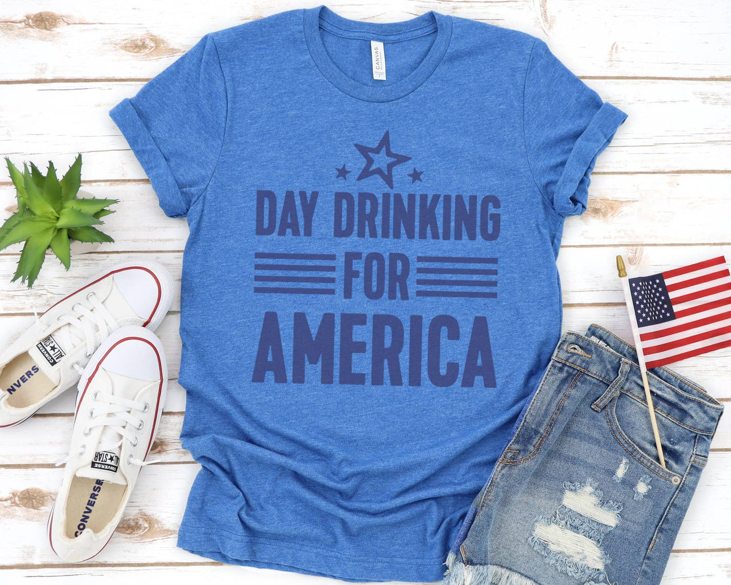 Day Drinking For America Tee