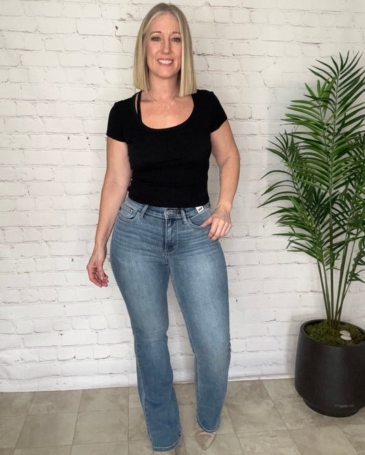 Reg/Plus Highrise "Iconic" Bootcut