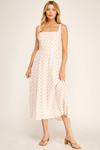 Romantic Polka Dot Dress
