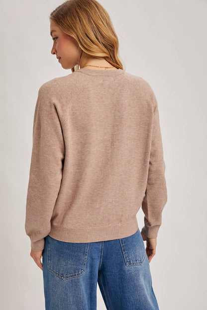 V-Neck Pretty Sweater