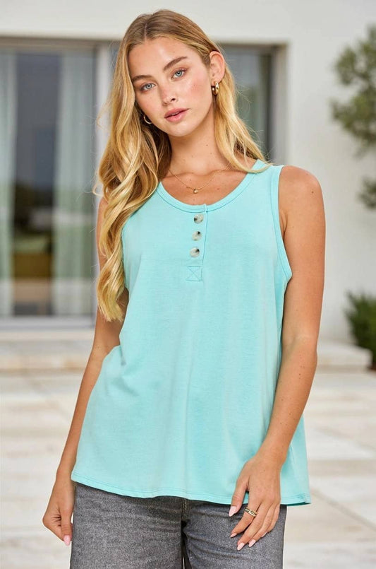 Terry Knit Tank Top
