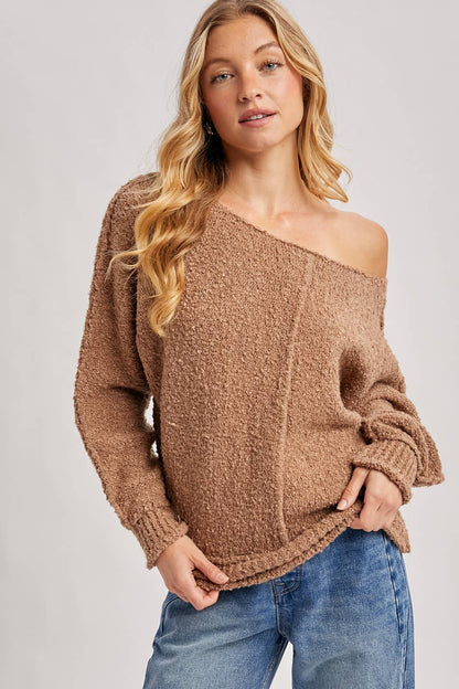 Oversized Plush Knit Sweater