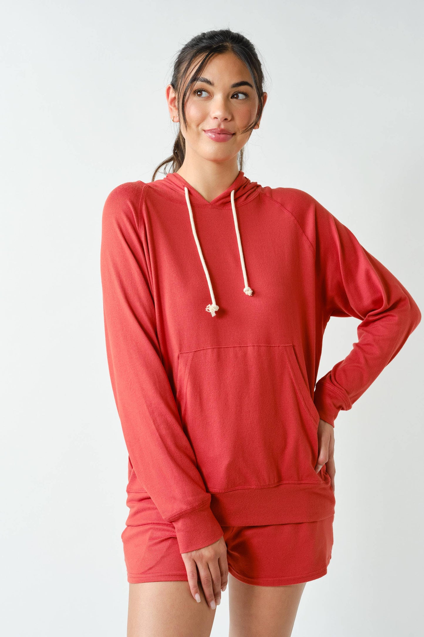 Brushed Hacci Lounge Hoodie