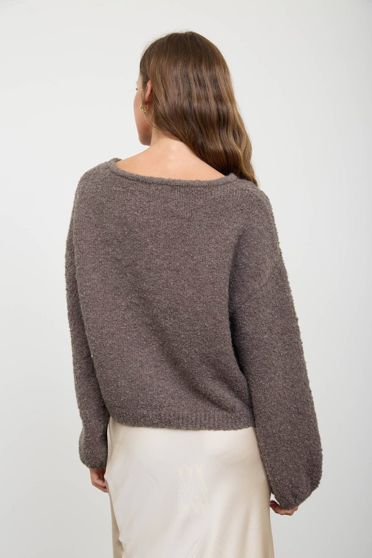Long Sleeve Fuzzy Sweater