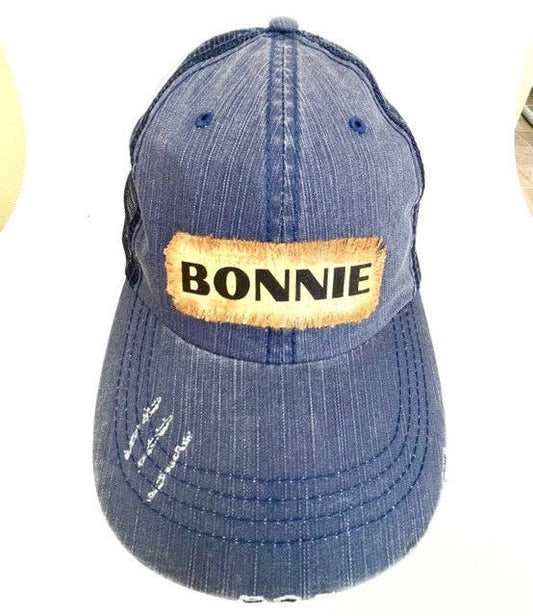 "Bonnie & Clyde" Distressed Trucker Hat