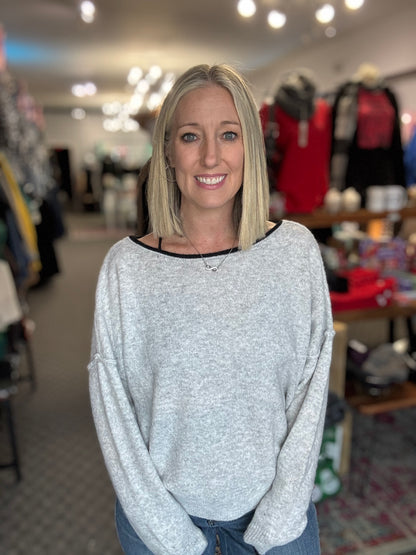 Stunning Slouchy Knit Pullover