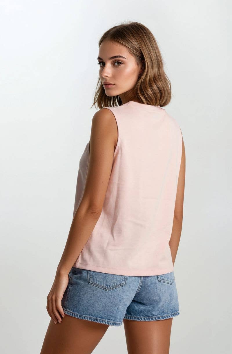 Soft Brushed Sleeveless Top