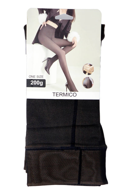Sheer Fleece Lined Tights