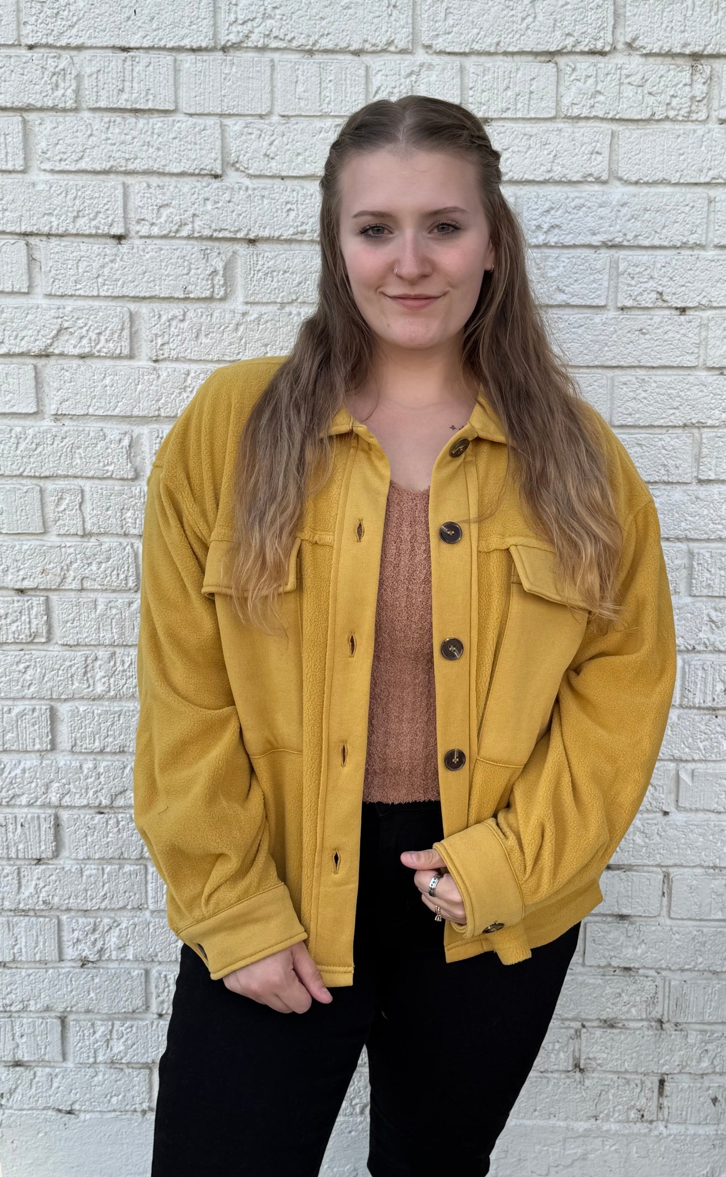 Softest Ever Button Down Fleece Shacket