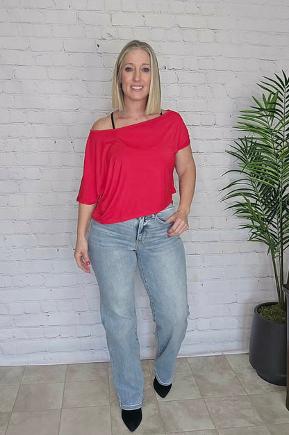 Judy Blue Light Wash Straight Leg Denim