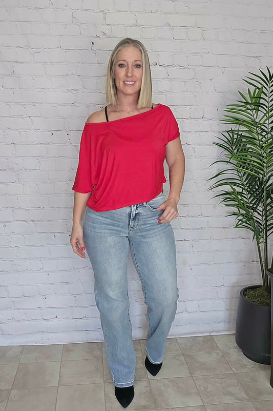 Judy Blue Light Wash Straight Leg Denim